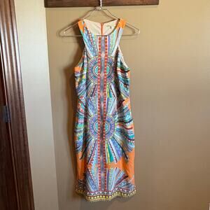 Gianni Bini Dress Womens Size Medium Multi-color  Maxi NWOT